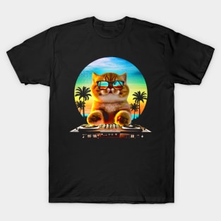 Dj house cat T-Shirt